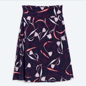 Gilli Riley Printed Floral Midi Skirt